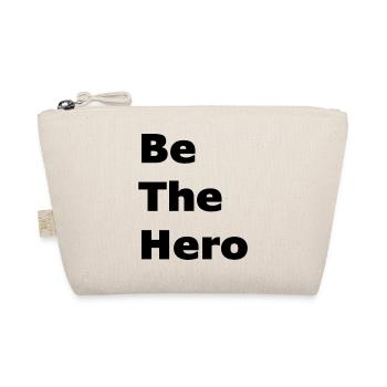 Be The Hero - Organic Pouch - nature - Front