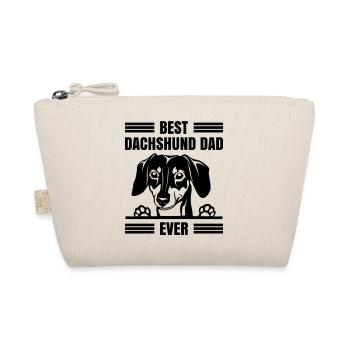 Best Dachshund Dad Ever T Shirt - Organic Pouch - nature - Front