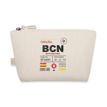 Étiquette de l’aéroport de Barcelone - Trousse biologique - nature - Devant