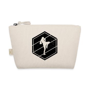 Women's Thai Boxing Thai Boxing Men Thai Boxer Muay Thai - Organic Pouch - nature - Front