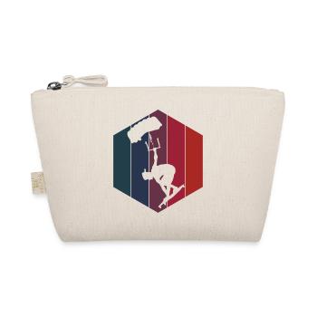 Kitesurfing Gift Idea Water Sports Fun - Organic Pouch - nature - Front