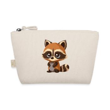 small raccoon - Organic Pouch - nature - Front