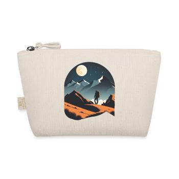 Night mountain hike. Outdoor motif - Organic Pouch - nature - Front