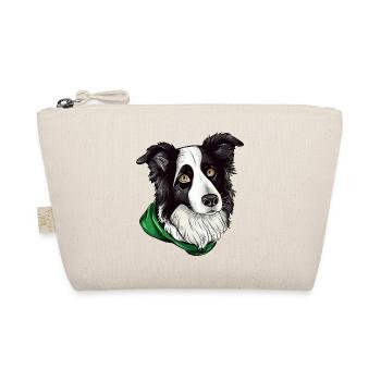 Border Collie - Bio-Täschchen - Natur - Vorne