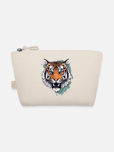 Tiger - Bio-Täschchen - Natur