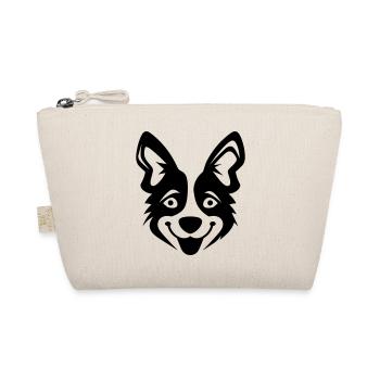 Happy Shiba Inu Chien Langue tendue - Trousse biologique - nature - Devant