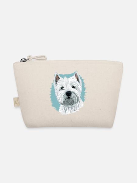 West Highland White Terrier - Bio-Täschchen - Natur - Vorne