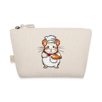 Hamster comme cuisinier et boulanger avec bol en 8 bits - Trousse biologique - nature - Devant