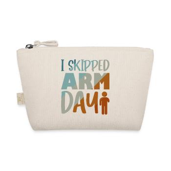 I skipped Arm day - Bio-Täschchen - Natur - Vorne