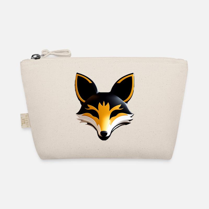 Fennec-Logo - Bio-Täschchen - Natur