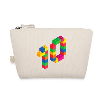 Bâtiment en bloc mignon 10e anniversaire Cadeau 10 ans - Trousse biologique - nature - Devant