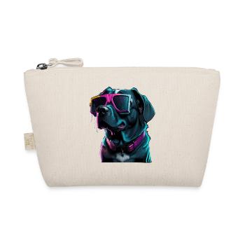 LUSTIGES HUNDE DESIGN I HUNDELIEBHABER - Bio-Täschchen - Natur - Vorne