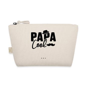 Papa cool personnalisés - Trousse biologique - nature - Devant