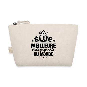 Élue meilleure aide soignante du monde - Trousse biologique - nature - Devant