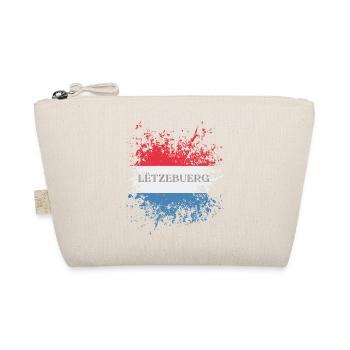 Flag of Luxembourg grunge, Luxembourg pride - Organic Pouch - nature - Front