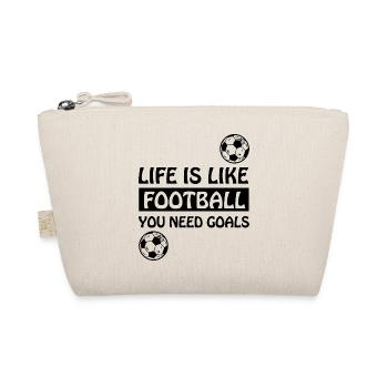 Fußball Soccer - Organic Pouch - nature - Front