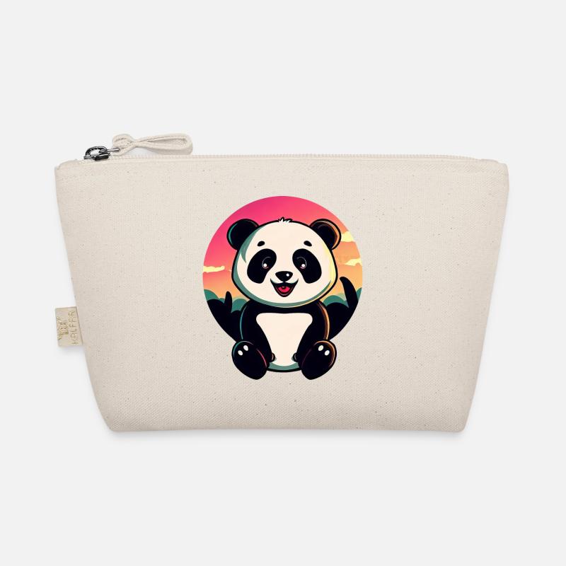 Mignon Panda Sunset Design Trousse biologique