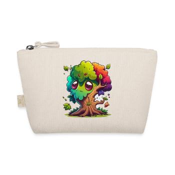 Tree Cartoon Art - Organic Pouch - nature - Front