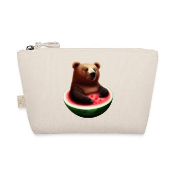 Bear in a watermelon - Organic Pouch - nature - Front