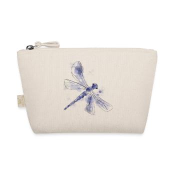Blaue Libelle - Bio-Täschchen - Natur - Vorne