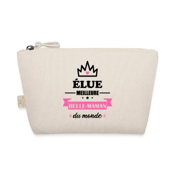 élue meilleure belle maman du monde,fête des mères - Trousse biologique - nature - Devant