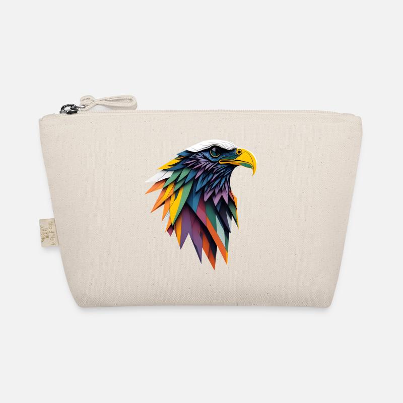 Polygonal Eagle Head Organic Pouch