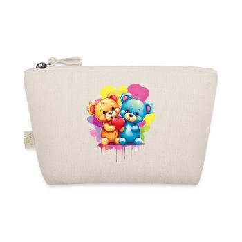 Love is a Bear Necessity - Organic Pouch - nature - Front