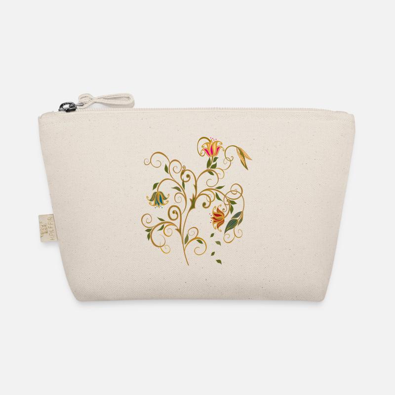 Flower tendril Organic Pouch