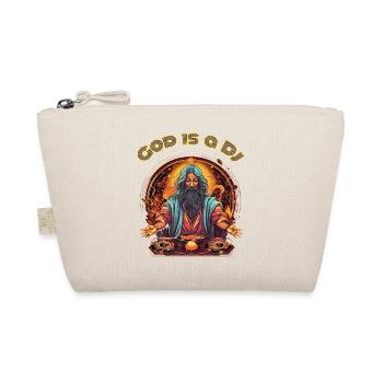 God is a DJ - Bio-Täschchen - Natur - Vorne