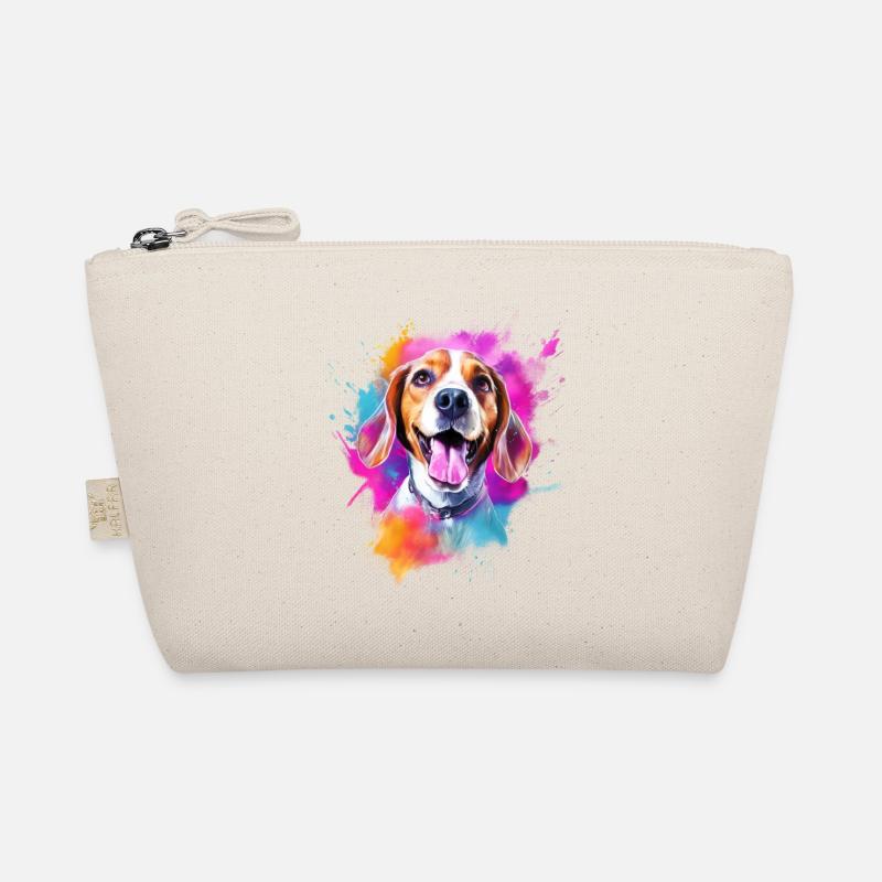 Beagle with sunglasses Organic Pouch