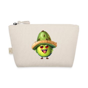 Süße Avocado im Sombrero - Bio-Täschchen - Natur - Vorne