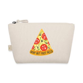 Okay, but first Pizza - Organic Pouch - nature - Front