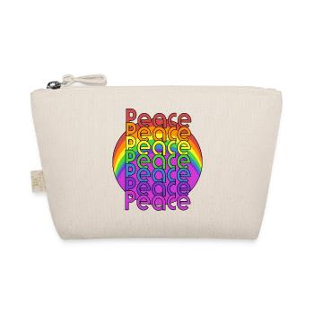 Vintage Peace - Bio-Täschchen - Natur - Vorne