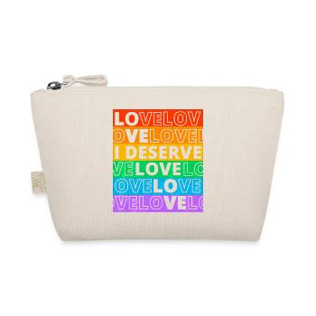 Gay Pride Parade LGBTQ+ Rainbow Flag Body Positive - Organic Pouch - nature - Front