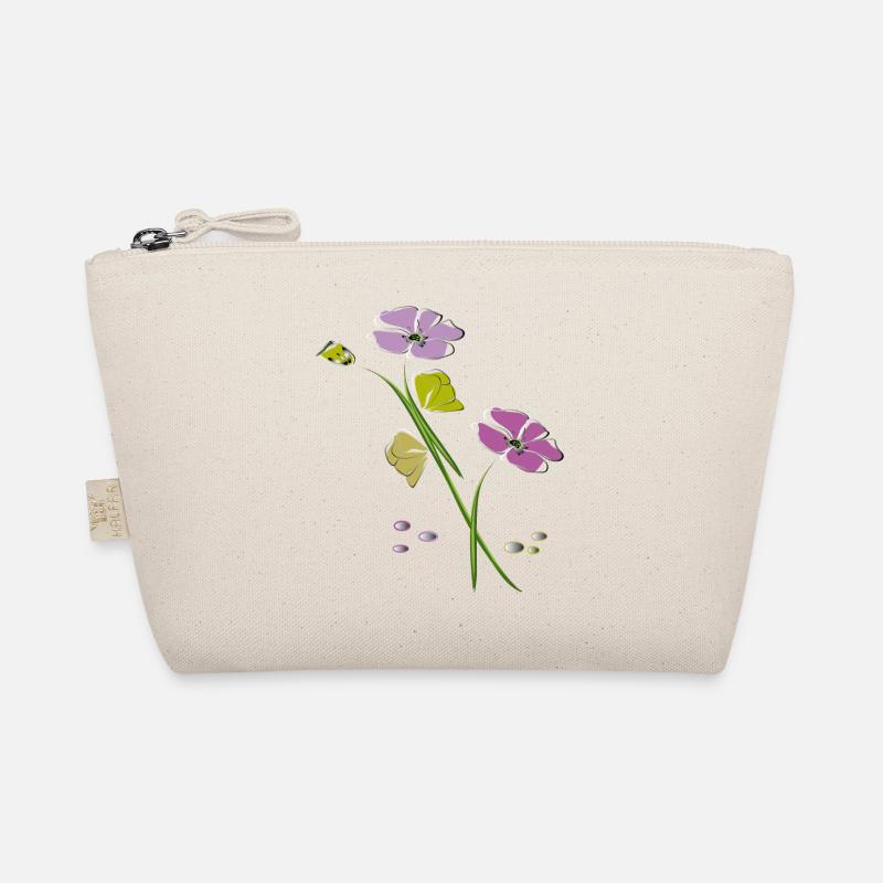 Blumen, Flowers Bio-Täschchen