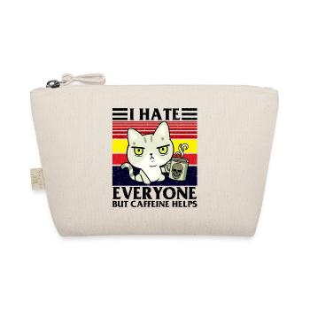 coffee, not in the morning, grumpy in the morning - Organic Pouch - nature - Front