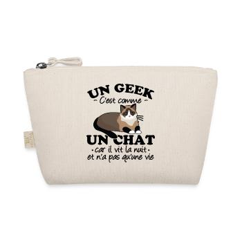 Geek et chat - Trousse biologique - nature - Devant