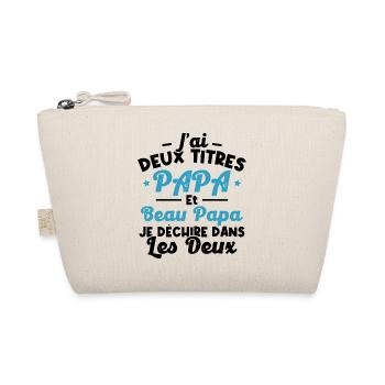 J'ai deux titres papa et beau papa - Trousse biologique - nature - Devant
