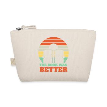 The Book was better - Organic Pouch - nature - Front