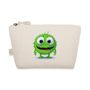 little green monster - Organic Pouch - nature - Front