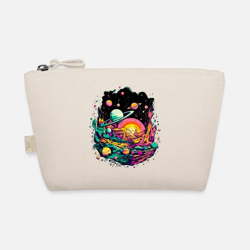 Galaxy and planets in the solar system and space Organic Pouch