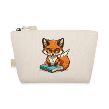 Buchhafter Fuchs - Bio-Täschchen - Natur - Vorne