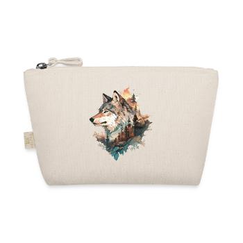 Wolf Wolf’s Head Nature Wilderness Adventure Art forestier - Trousse biologique - nature - Devant