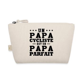 Un papa cycliste est un papa parfait - Trousse biologique - nature - Devant