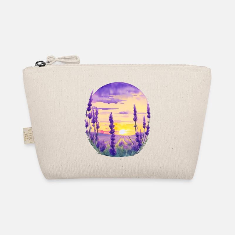 Lavendelfeld Bio-Täschchen