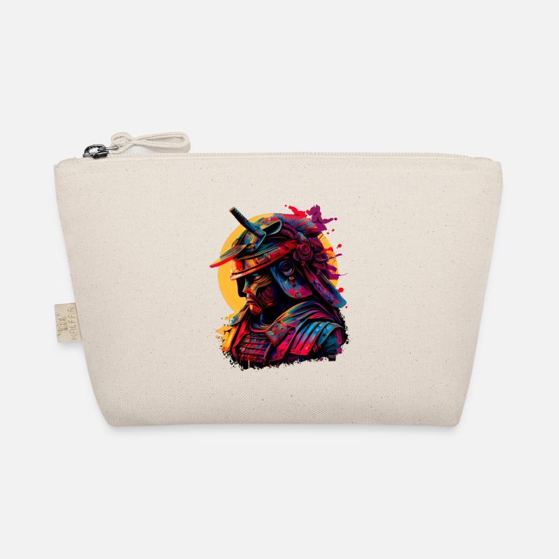 illustration Samurai Warrior Japan Organic Pouch