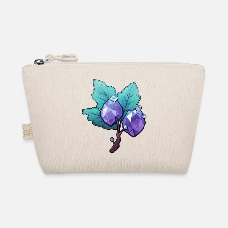 Zweig mit Edelsteinen Bio-Täschchen