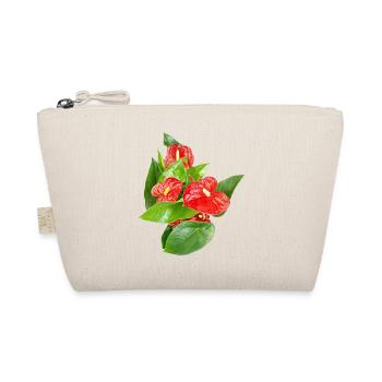 Red Anthurium Floral Edition - Organic Pouch - nature - Front