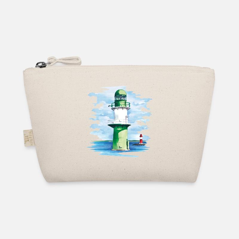 Warnemünde Lighthouse Organic Pouch