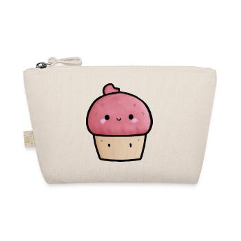 Joli cupcake sucré kawaii - Trousse biologique - nature - Devant